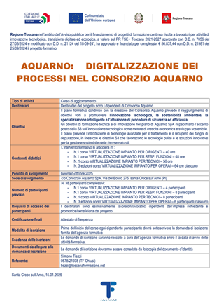DIGITALIZZAZIONE DEI PROCESSI NEL CONSORZIO AQUARNO
